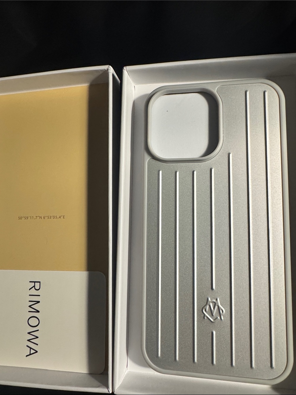 RIMOWA Silver  Aluminum iPhone 16 Pro Max Case